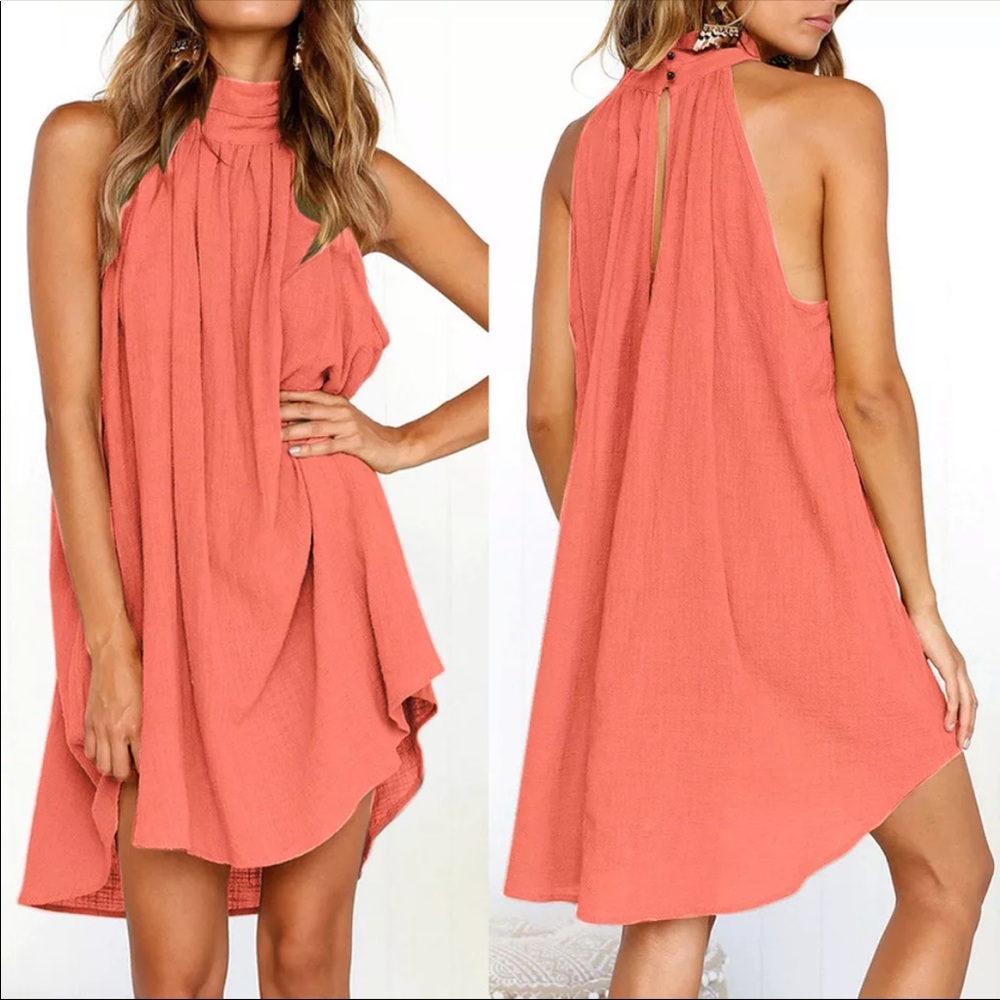 Sleeve less flowy dress